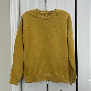 Levi’s Relaxed Fit Crewneck - Light Yellow